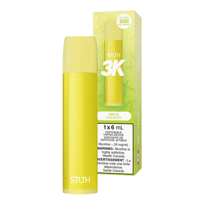 STLTH 3K - Lemon Ice 2% / 5%  Jetable  xvape.ma Maroc.