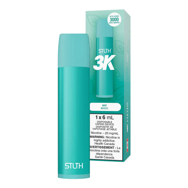 STLTH 3K - Mint 2% / 5%  Jetable  xvape.ma Maroc.