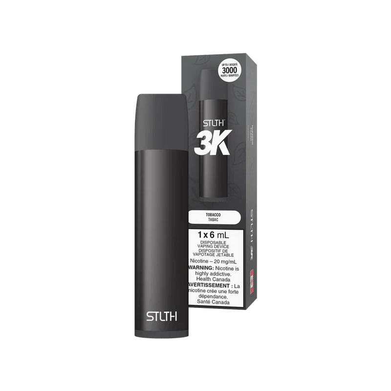 STLTH 3K - Tobacco 2% / 5%  Jetable  xvape.ma Maroc.