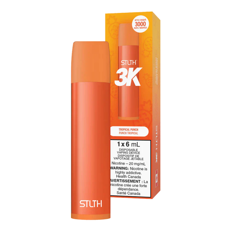 STLTH 3K - Tropical Punch 2% / 5%  Jetable  xvape.ma Maroc.