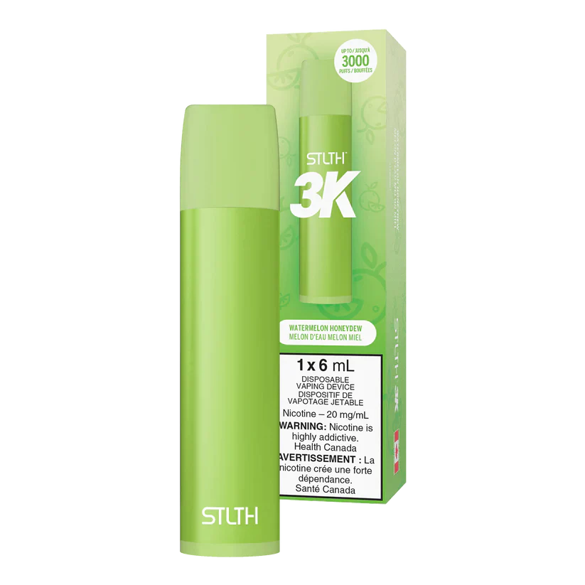 STLTH 3K - Watermelon Honeydew 2% / 5%  Jetable  xvape.ma Maroc.