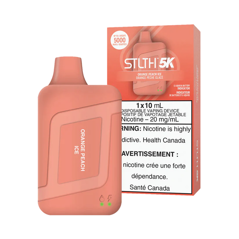 STLTH 5K - Orange Peach Ice 5%