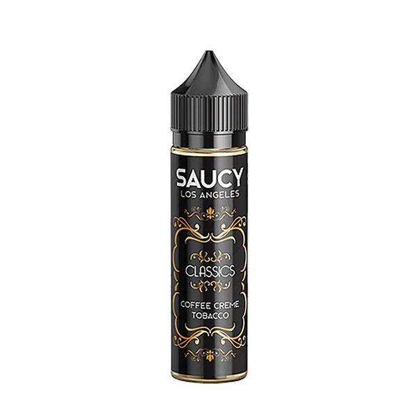 Saucy Coffee Creme Tobacco 60ml  E-liquide premium  xvape.ma Maroc.