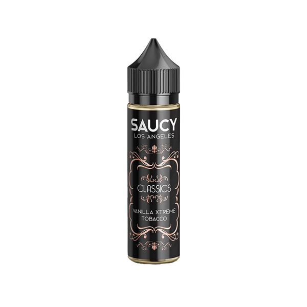 Saucy Xtreme Tobacco 60ml  E-liquide premium  xvape.ma Maroc.