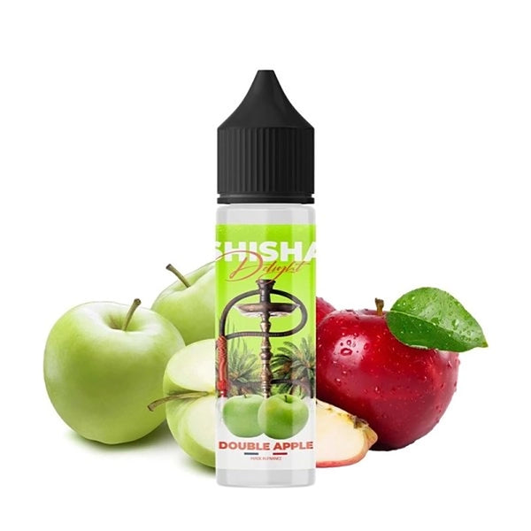 Shisha Delight - Double Apple 60ml  E-liquide premium  xvape.ma Maroc.