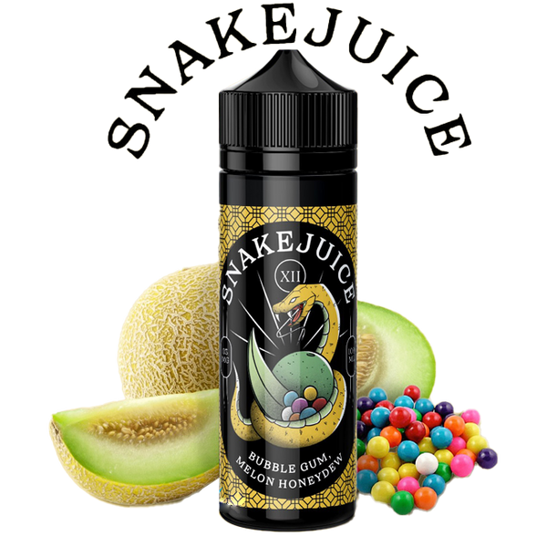 Snake Juice 100ml - Buble Gum Melon Honeydew - 3mg  E-liquide premium  xvape.ma Maroc.