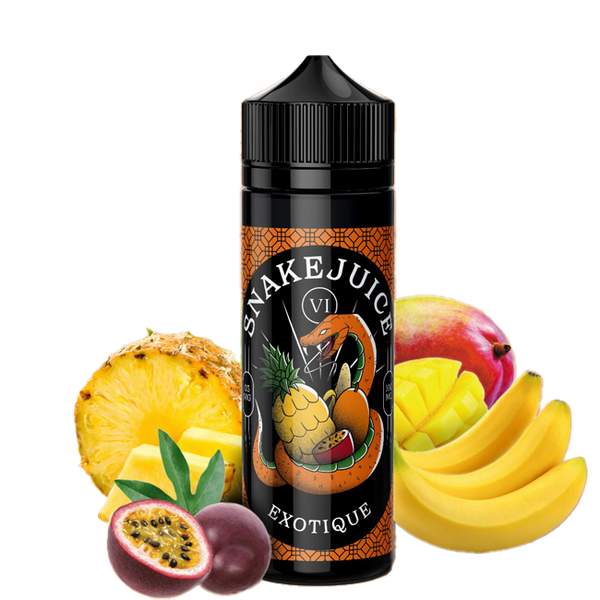 Snake Juice 100ml - Exotique - 3mg  E-liquide premium  xvape.ma Maroc.
