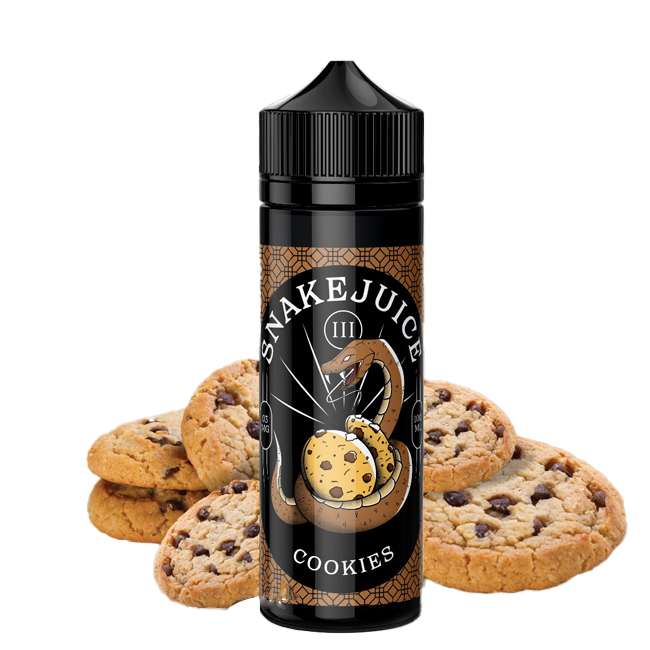 Snake Juice 100ml - cookies - 3mg  E-liquide premium  xvape.ma Maroc.