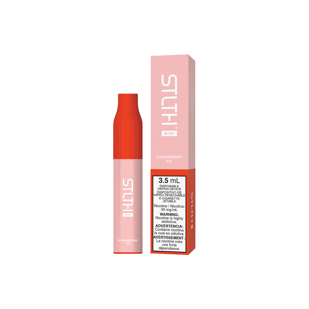 STLTH 1000 - Strawberry Ice  Jetable  xvape.ma Maroc.