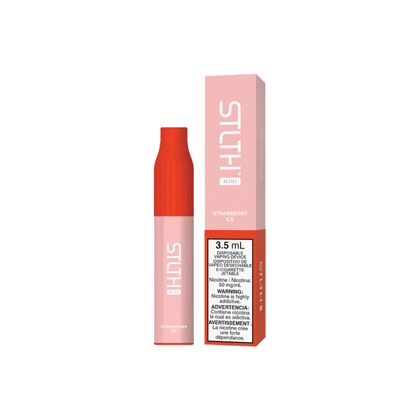 STLTH 1000 - Strawberry Ice  Jetable  xvape.ma Maroc.