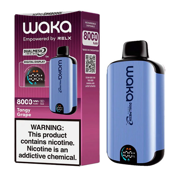Waka - soPro DM8000i - Tangy Grape 5%  Jetable  xvape.ma Maroc.