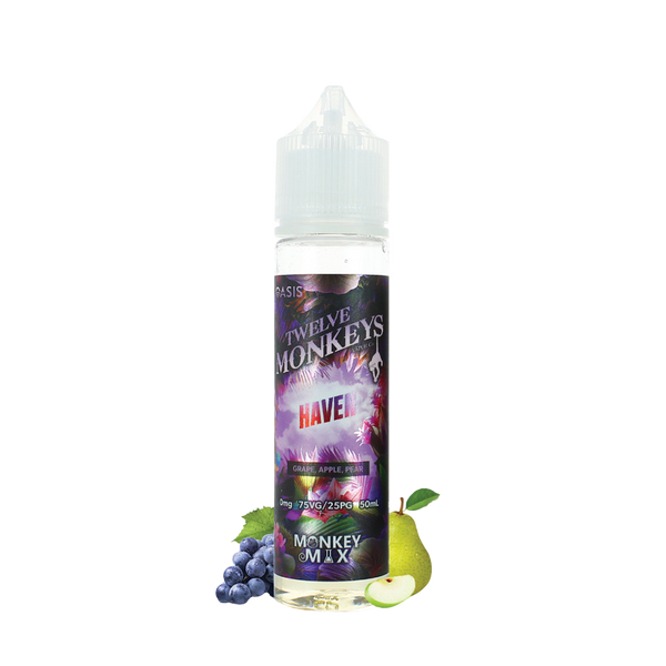 Twelve Monkeys Haven 60ml  E-liquide premium  xvape.ma Maroc.