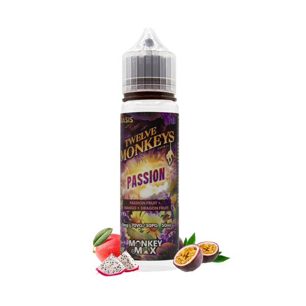 Twelve Monkeys Passion 60ml  E-liquide premium  xvape.ma Maroc.