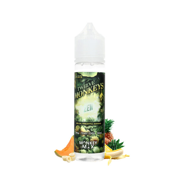 Twelve Monkeys Zen 60ml  E-liquide premium  xvape.ma Maroc.