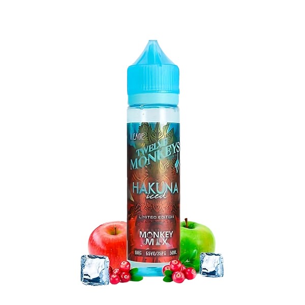 Twelve Monkeys Hakuna Iced 60 ml  E-liquide premium  xvape.ma Maroc.