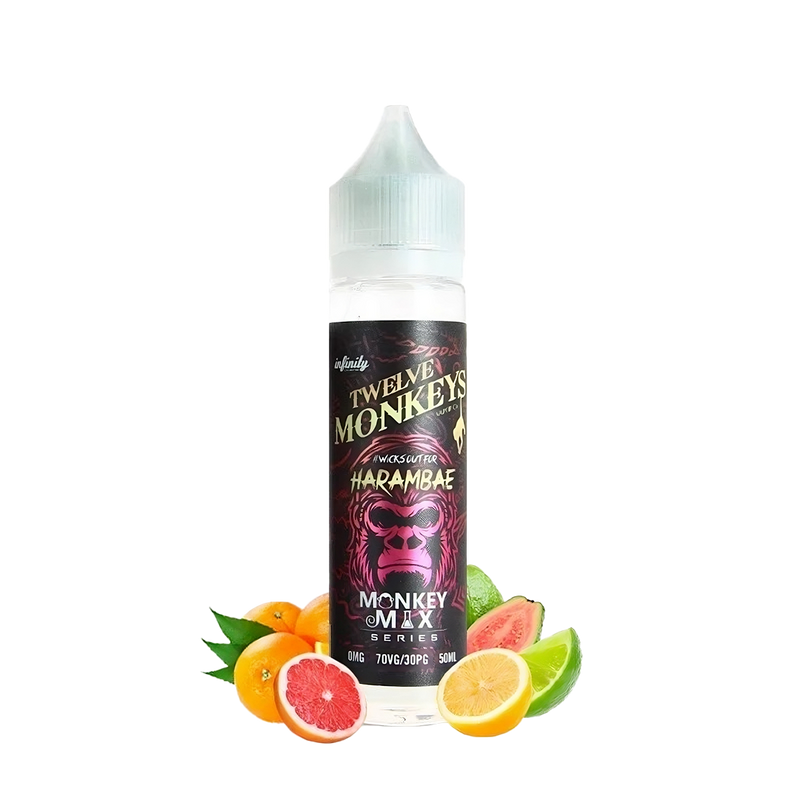 Twelve Monkeys Harambae 60ml  E-liquide premium  xvape.ma Maroc.