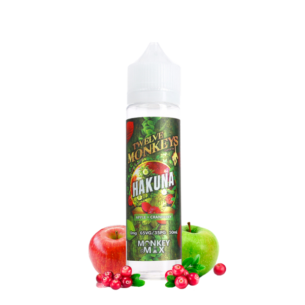 Twelve Monkeys Hakuna Monkey Mix 60 ml  E-liquide premium  xvape.ma Maroc.