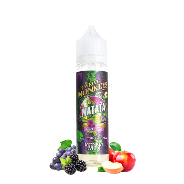 Twelve Monkeys Matata Monkey mix 60 ml  E-liquide premium  xvape.ma Maroc.
