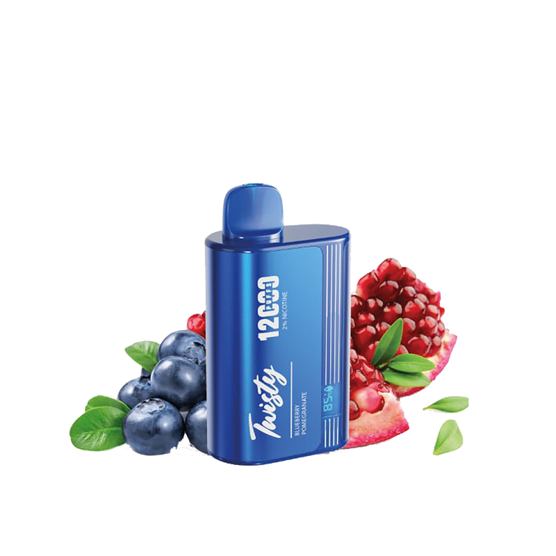 Twisty 12000 Puffs - Blueberry Pomegranate  - 2% / 5%