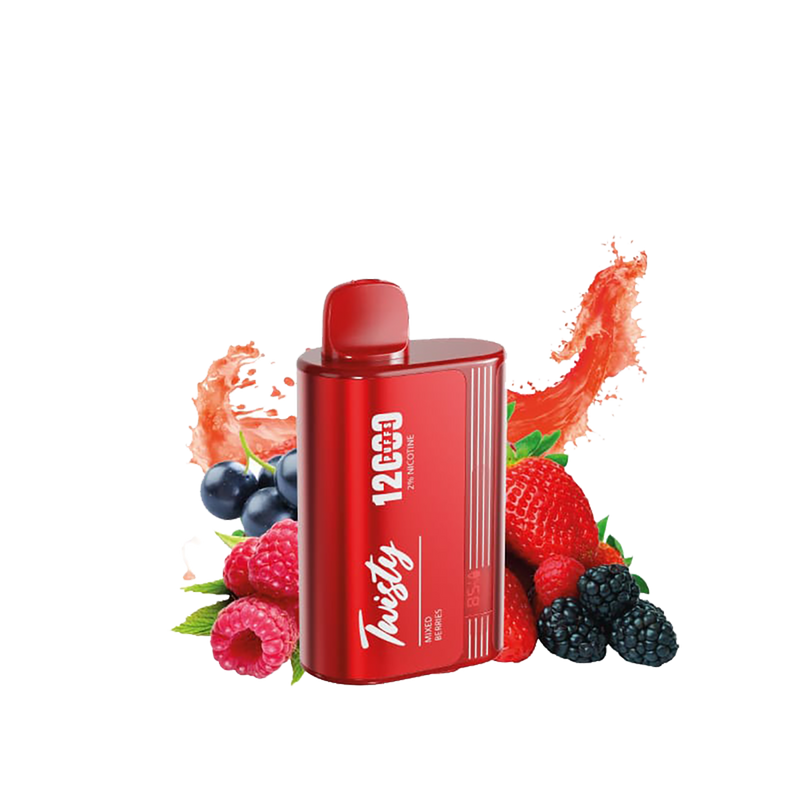 Twisty 12000 Puffs - Mixed Berries - 2% / 5%
