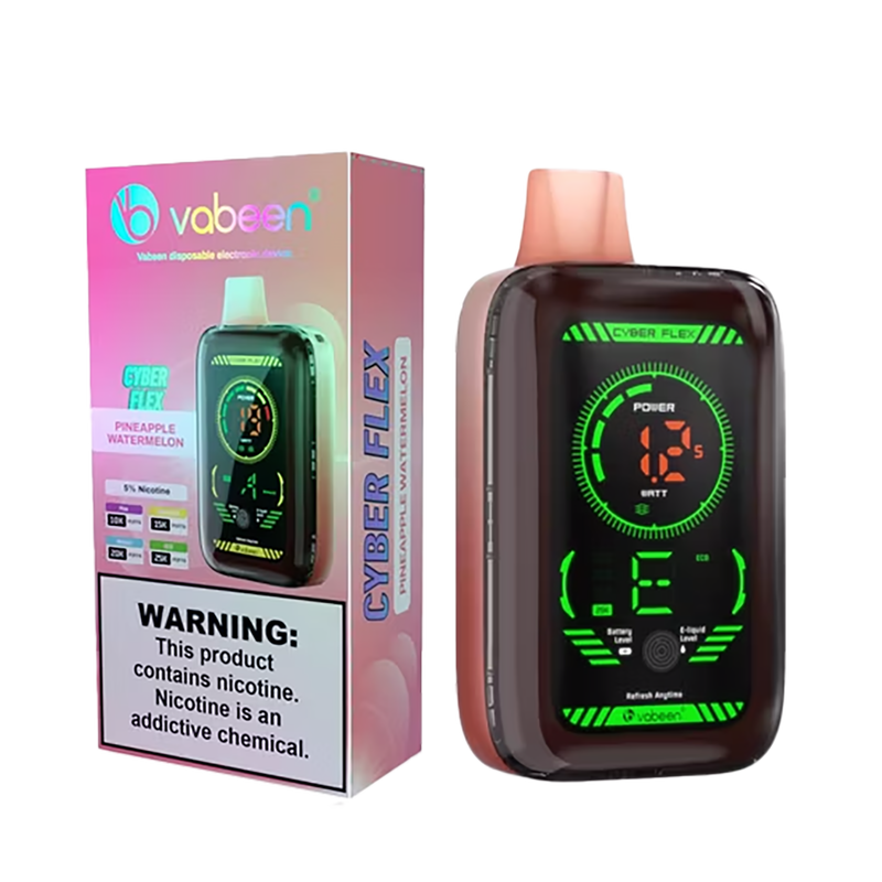 VABEEN Cyber Flex 25k Pineapple Watermelon - 5%  Jetable  xvape.ma Maroc.