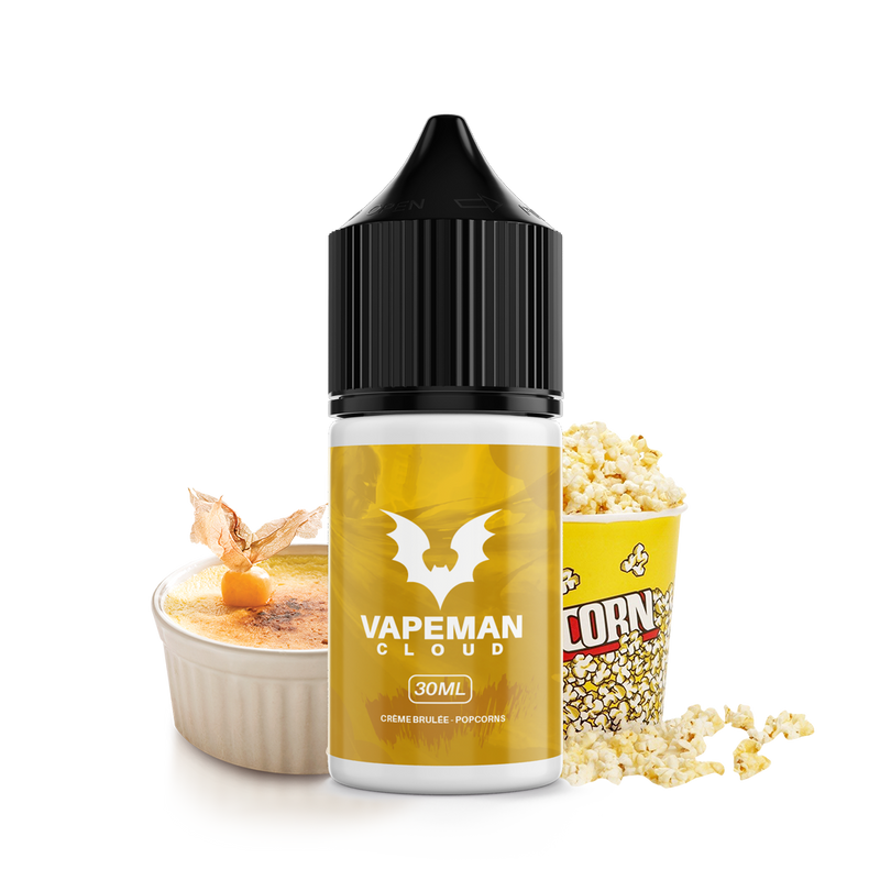 Vapemane Popcorn 30ml  E-liquide premium  xvape.ma Maroc.