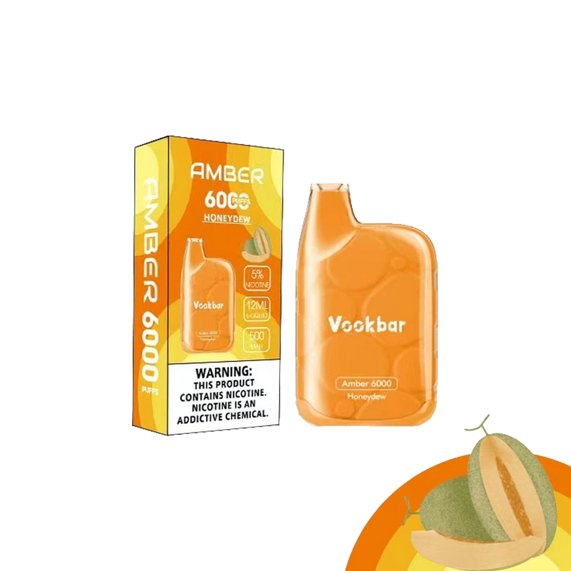 VOOKBAR Amber - Honeydew - 6000 Taffs 5%