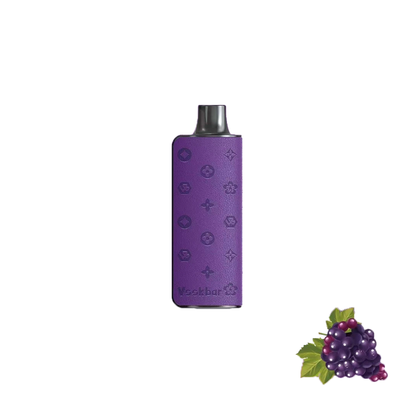 VOOKBAR Luxes - Grape - 8000 Taffs 5%  Jetable  xvape.ma Maroc.