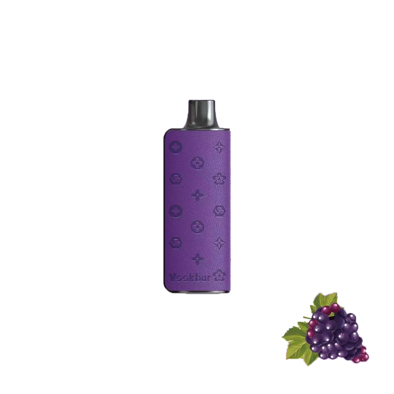 VOOKBAR Luxes - Grape - 8000 Taffs 5%  Jetable  xvape.ma Maroc.