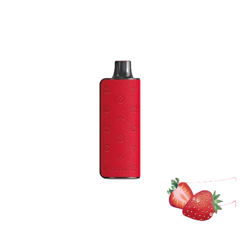 VOOKBAR Luxes - Strawberry - 8000 Taffs 5%  Jetable  xvape.ma Maroc.
