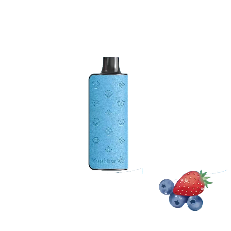 VOOKBAR Luxes - Super Berry - 8000 Taffs 5%  Jetable  xvape.ma Maroc.