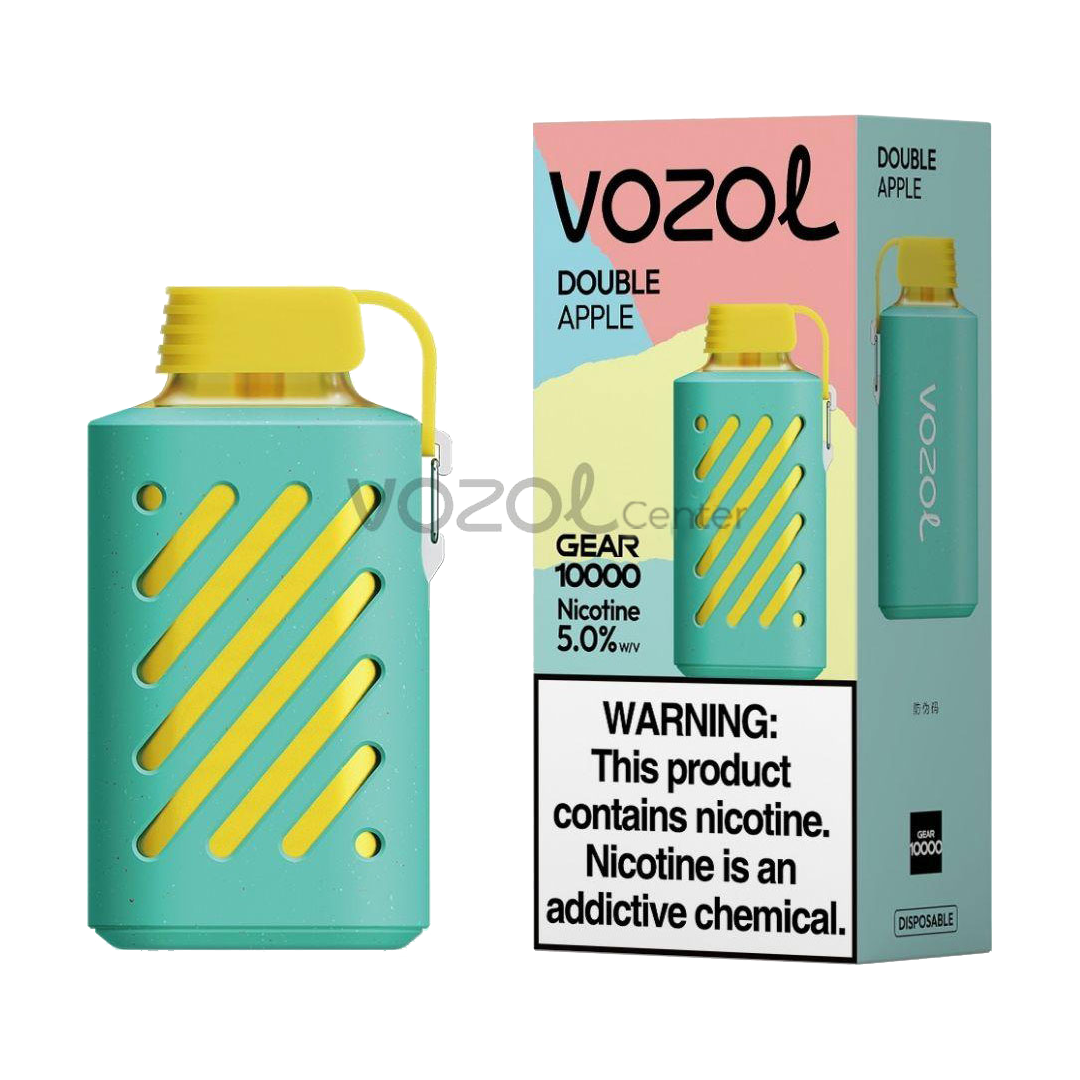 VOZOL Gear 10000 puffs - Double Apple  Jetable  xvape.ma Maroc.