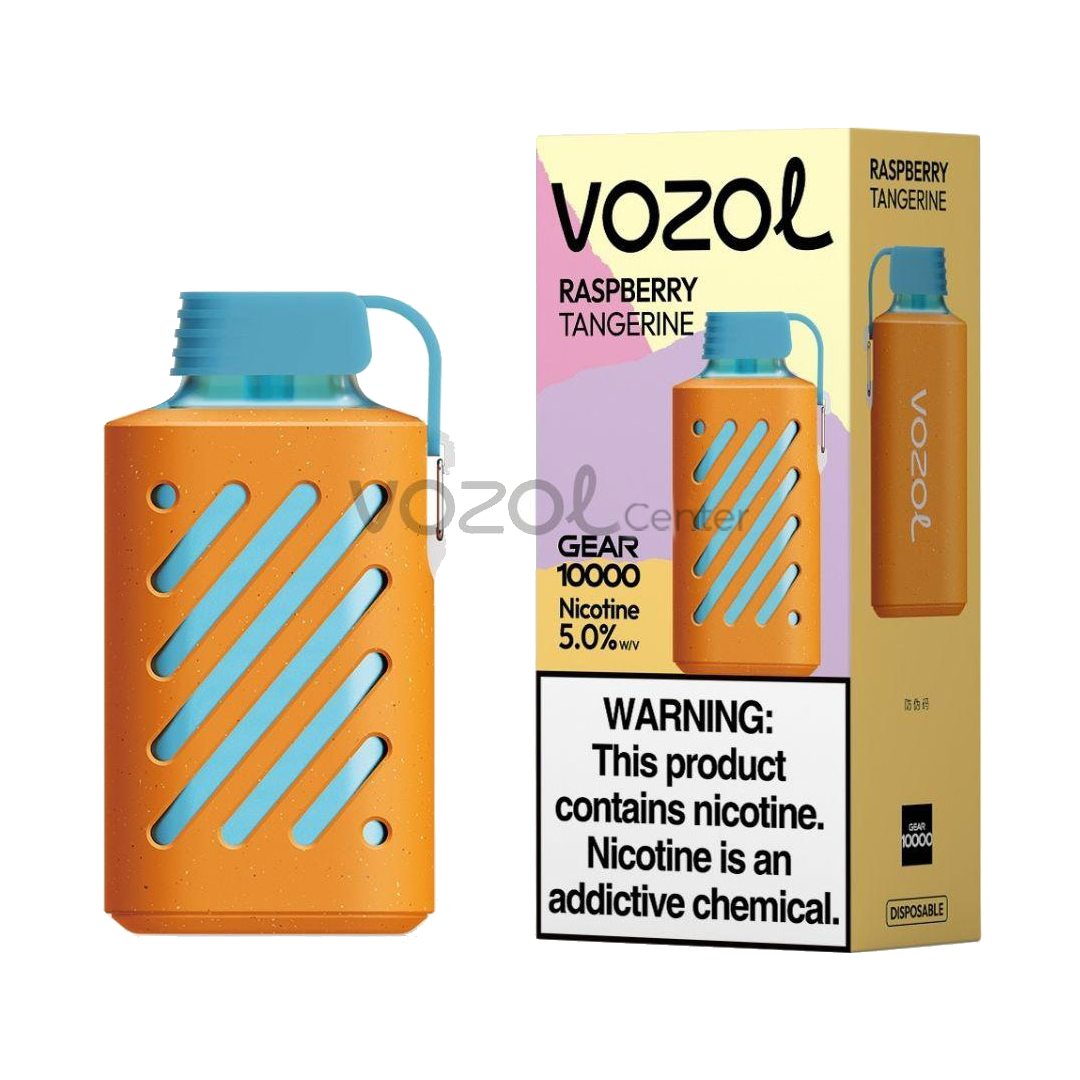 VOZOL Gear 10000 puffs - Raspberry Tangerine  Jetable  xvape.ma Maroc.