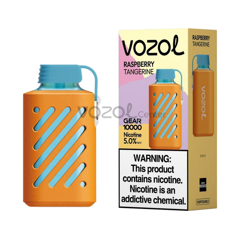 VOZOL Gear 10000 puffs - Raspberry Tangerine  Jetable  xvape.ma Maroc.