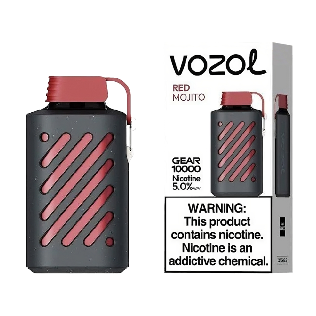 VOZOL Gear 10000 puffs - Red Mojito  Jetable  xvape.ma Maroc.