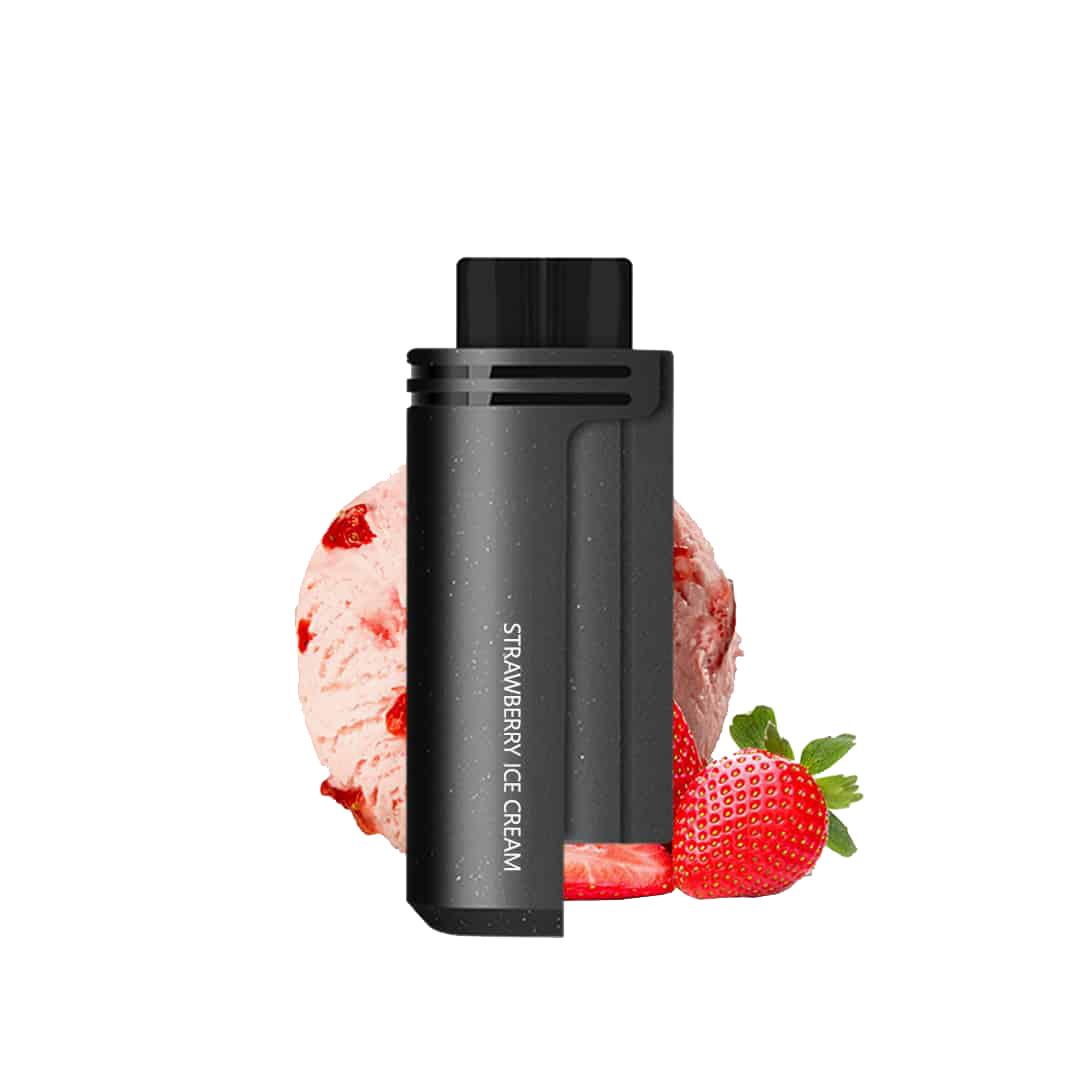 VOZOL Gear  S 9000 Pod - Strawberry ice cream  Cartouches Pré-Remplies  xvape.ma Maroc.
