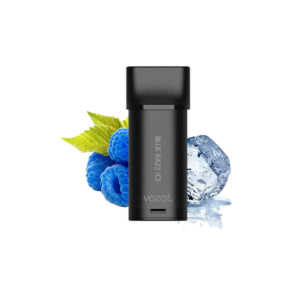 VOZOL Switch 700 Pod - Blue Razz Ice  Cartouches Pré-Remplies  xvape.ma Maroc.