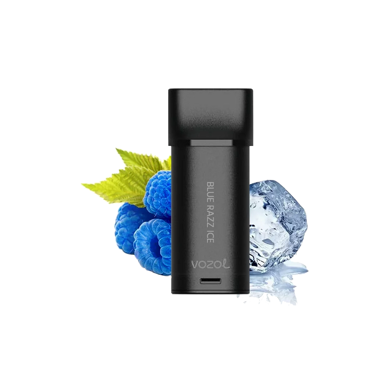 VOZOL Switch 700 Pod - Blue Razz Ice  Cartouches Pré-Remplies  xvape.ma Maroc.