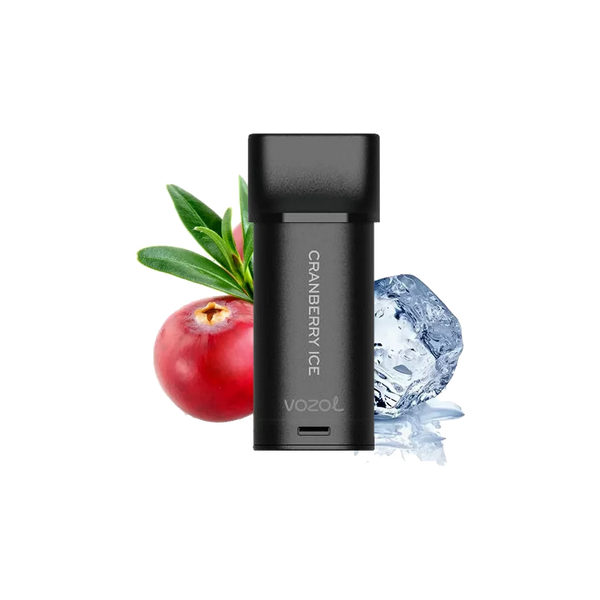 VOZOL Switch 700 Pod - Cranberry Ice  Cartouches Pré-Remplies  xvape.ma Maroc.