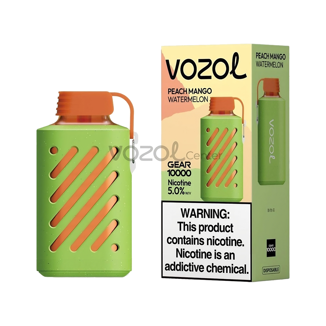VOZOL Gear 10000 puffs - Peach Ice  Jetable  xvape.ma Maroc.