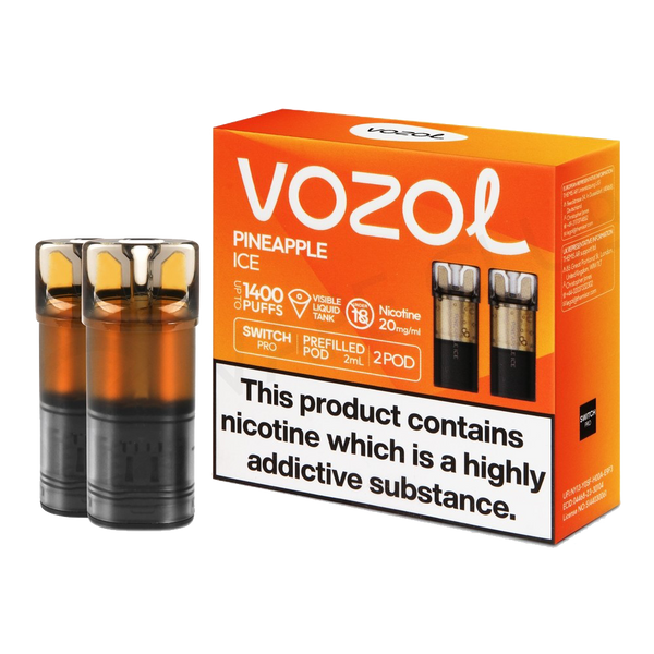 VOZOL Switch 700 Pod - Pineapple Ice  Cartouches Pré-Remplies  xvape.ma Maroc.