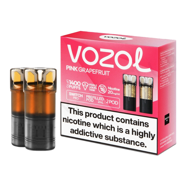 VOZOL Switch 700 Pod - Pink Grapefruit  Cartouches Pré-Remplies  xvape.ma Maroc.