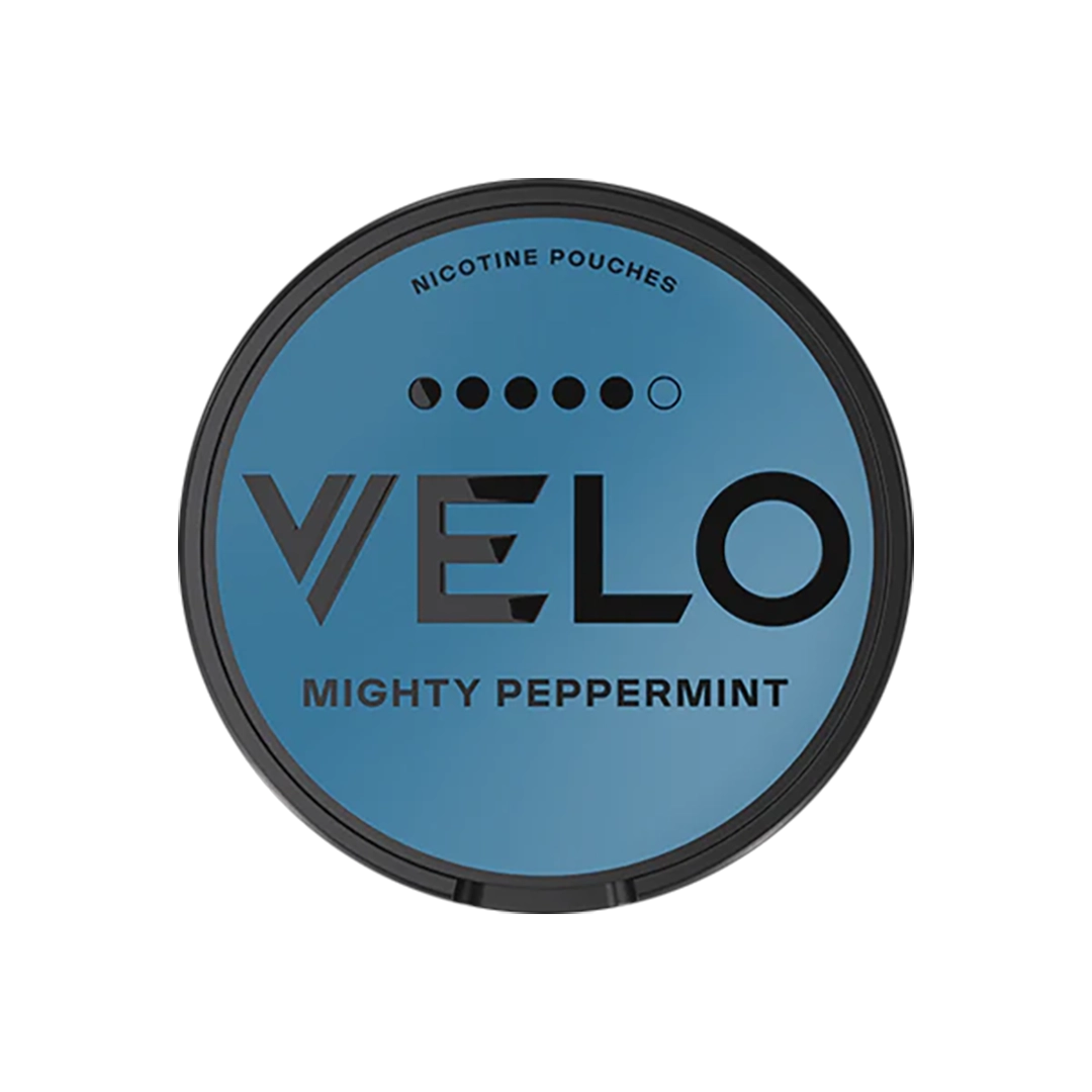 Velo Snus - Mighty Peppermint - 14mg  Nicotine Pouches  xvape.ma Maroc.