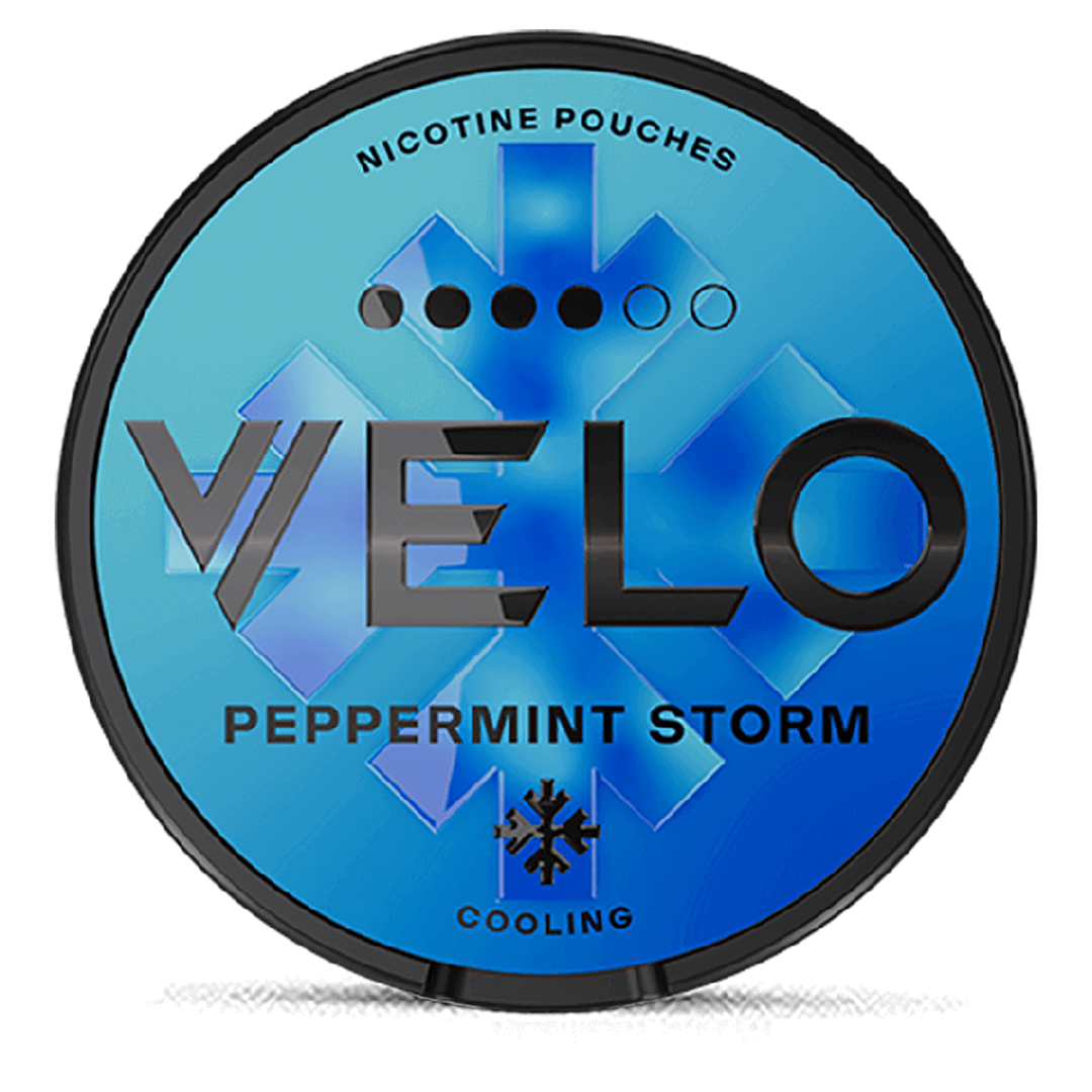 Velo Snus - Peppermint Storm - 10.9mg  Nicotine Pouches  xvape.ma Maroc.