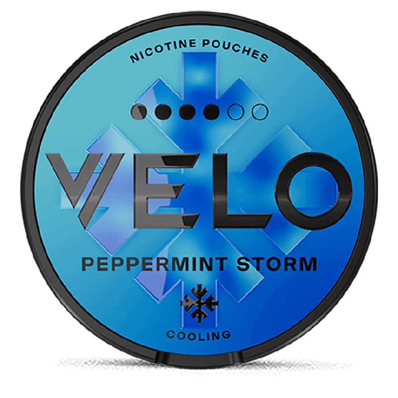 Velo Snus - Peppermint Storm - 10.9mg  Nicotine Pouches  xvape.ma Maroc.