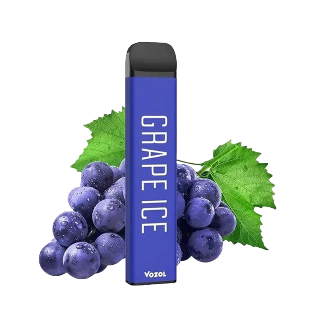 Vozol 1200 GRAPE ICE  Jetable  xvape.ma Maroc.