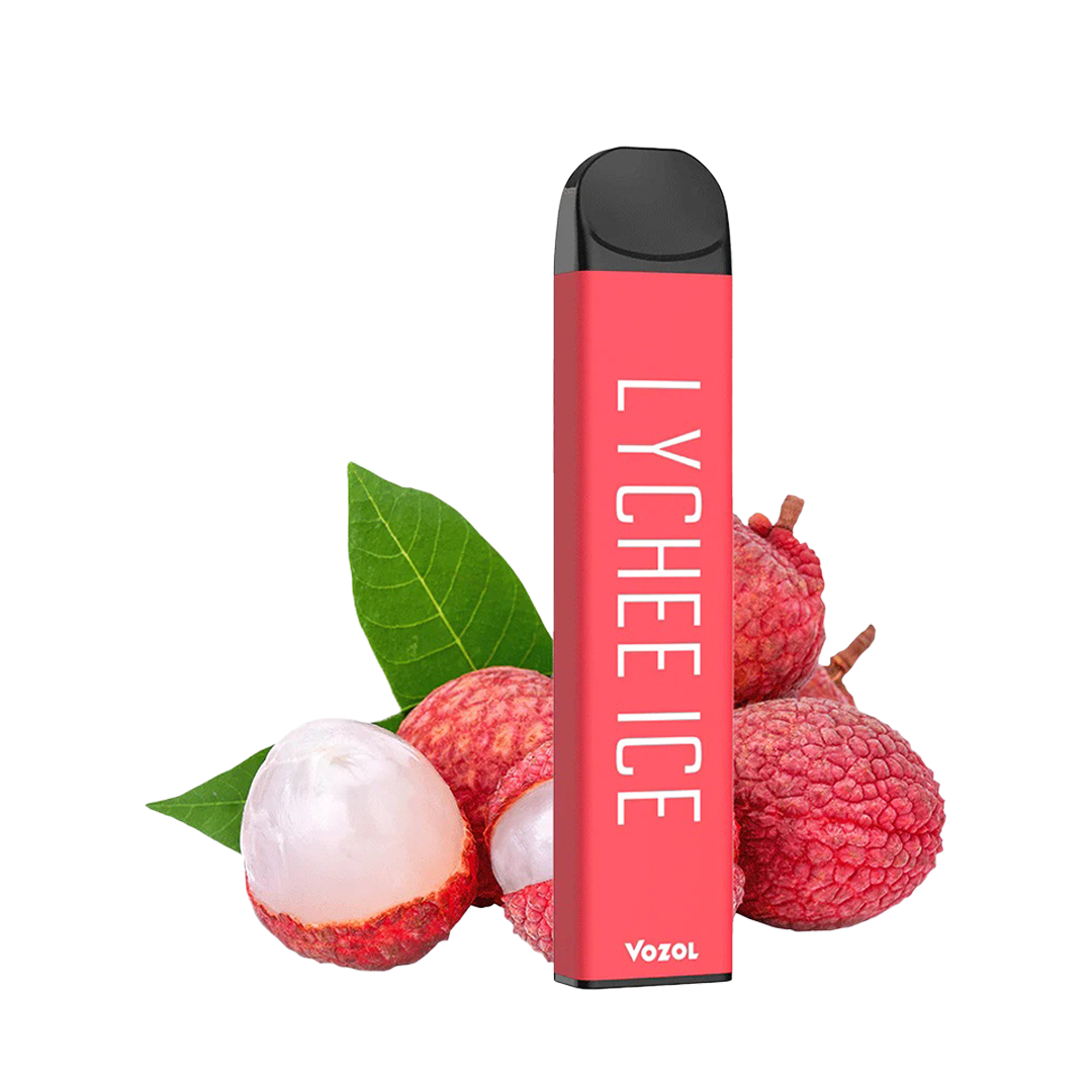 Vozol 1200 Lychee Ice  Jetable  xvape.ma Maroc.