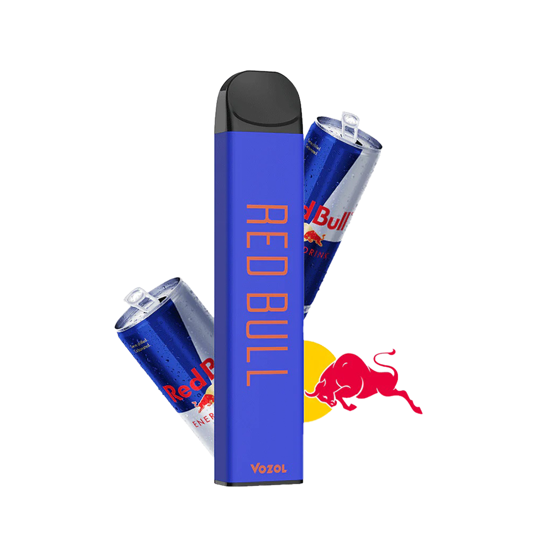 Vozol 1200 RED BULL  Jetable  xvape.ma Maroc.