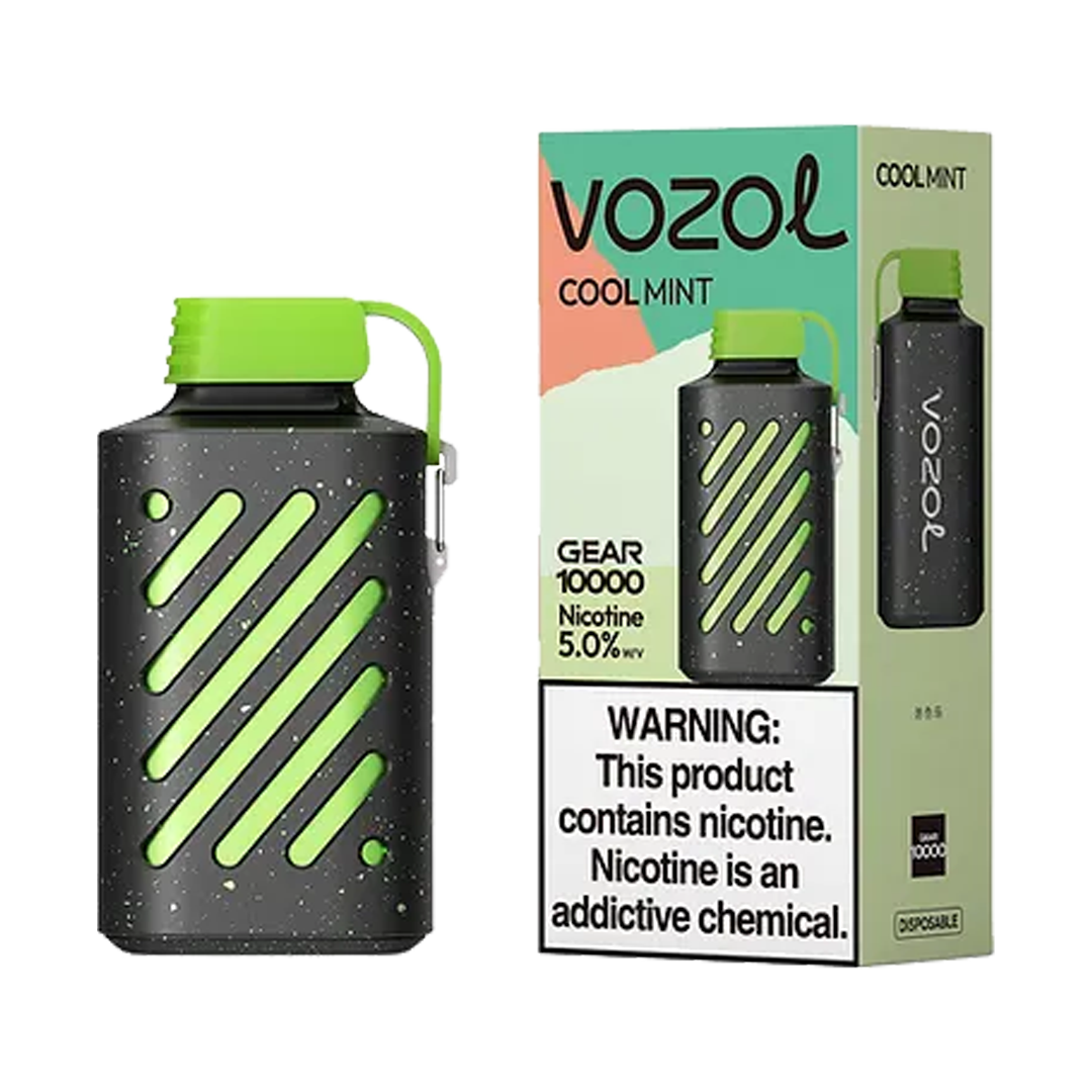 VOZOL Gear 10000 puffs - Cool Mint  Jetable  xvape.ma Maroc.