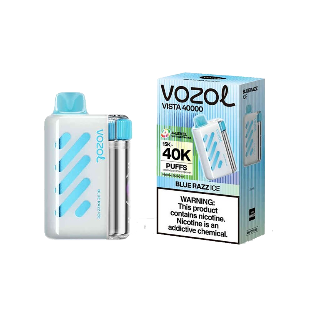Vozol Vista 40K Puffs - Blue Razz Ice - 5%